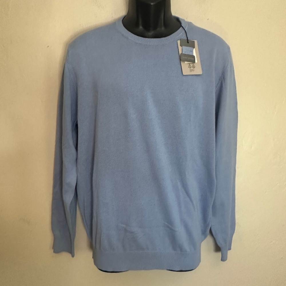 Dan John Crewneck XL New with tags 100% cotton 22" armpit to armpit